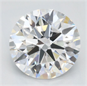 Del inventario de diamantes de laboratorio, 2.07 quilates, Redondo , Color D, claridad IF y certificado IGI