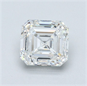 Natural Diamond 1.01 Carats, Asscher with  Cut, G Color, VVS1 Clarity and Certified by GIA