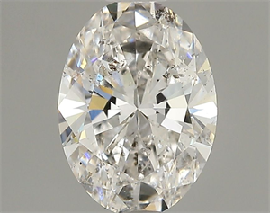 Foto Diamante Natural 1.02 quilates, Ovalado , Color F, claridad I1 y certificado GIA de
