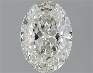 Picture of Natural Diamond 1.40 Carats, Oval with  Cut, K Color, SI1 Clarity and Certified by GIA