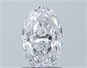 Diamante Natural 1.01 quilates, Ovalado , Color D, claridad SI2 y certificado GIA