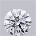 Del inventario de diamantes de laboratorio, 0.72 quilates, Redondo , Color D, claridad IF y certificado IGI