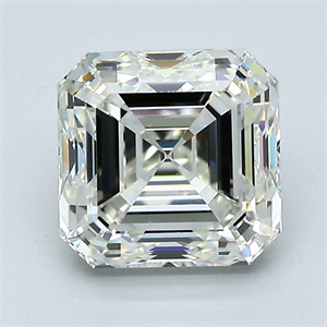 Picture of Natural Diamond 2.01 Carats, Asscher with  Cut, J Color, VS1 Clarity and Certified by GIA