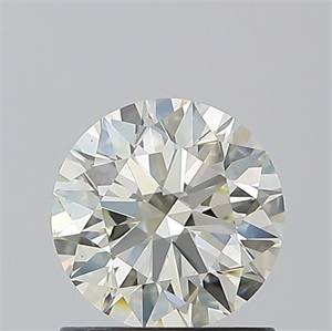 Picture of Natural Diamond 1.01 Carats, Round with Excellent Cut, M Color, VS1 Clarity and Certified by GIA