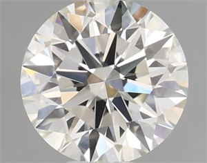 Picture of Natural Diamond 0.47 Carats, Round with Excellent Cut, J Color, VVS2 Clarity and Certified by GIA