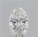 Natural Diamond 0.50 Carats, Oval with  Cut, F Color, VS1 Clarity and Certified by GIA