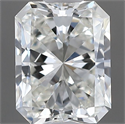 Natural Diamond 0.50 Carats, Radiant with  Cut, I Color, VVS2 Clarity and Certified by GIA