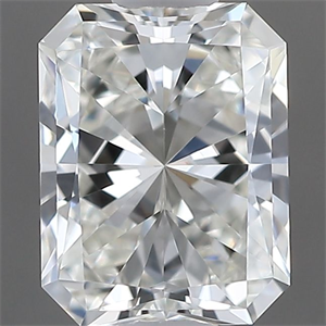 Picture of Natural Diamond 0.50 Carats, Radiant with  Cut, I Color, VVS2 Clarity and Certified by GIA