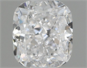 Natural Diamond 0.60 Carats, Cushion with  Cut, E Color, SI1 Clarity and Certified by GIA