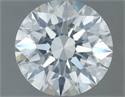 Natural Diamond 0.72 Carats, Round with Excellent Cut, G Color, I1 Clarity and Certified by GIA