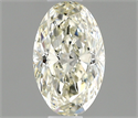 Natural Diamond 0.50 Carats, Oval with  Cut, J Color, VS1 Clarity and Certified by IGI