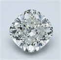 Diamante Natural 1.62 quilates, Del cojín , Color J, claridad SI2 y certificado GIA
