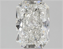 Natural Diamond 1.00 Carats, Radiant with  Cut, H Color, I1 Clarity and Certified by GIA
