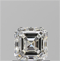 Diamante Natural 0.90 quilates, Asscher , Color H, claridad VS2 y certificado GIA