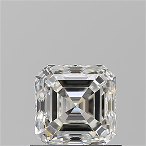 Foto Diamante Natural 0.90 quilates, Asscher , Color H, claridad VS2 y certificado GIA de