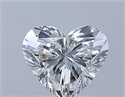 Natural Diamond 1.71 Carats, Heart with  Cut, D Color, VVS1 Clarity and Certified by GIA