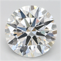 Lab Grown Diamond 3.55 Carats, Round with Ideal Cut, D Color, IF Clarity and Certified by IGI