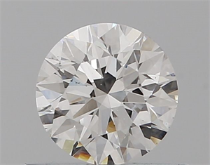 Foto Diamante Natural 0.50 quilates, Redondo , Color E, claridad SI1 y certificado GIA de