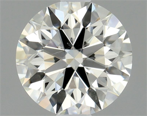 Picture of Natural Diamond 0.42 Carats, Round with Excellent Cut, J Color, SI1 Clarity and Certified by GIA