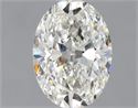 Diamante Natural 0.70 quilates, Ovalado , Color H, claridad SI2 y certificado GIA