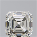 Natural Diamond 1.53 Carats, Asscher with  Cut, J Color, SI1 Clarity and Certified by GIA