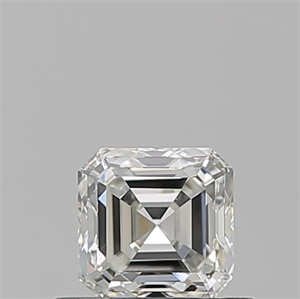 Picture of Natural Diamond 0.51 Carats, Asscher with  Cut, I Color, VVS1 Clarity and Certified by GIA
