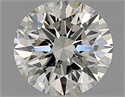 Natural Diamond 0.90 Carats, Round with Excellent Cut, I Color, SI1 Clarity and Certified by IGI