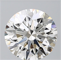 Lab Grown Diamond 4.83 Carats, Round with Ideal Cut, H Color, VS1 Clarity and Certified by IGI