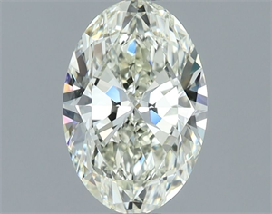 Picture of Natural Diamond 1.00 Carats, Oval with  Cut, K Color, VVS2 Clarity and Certified by IGI