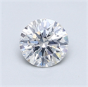 Natural Diamond 0.82 Carats, Round with Excellent Cut, E Color, I1 Clarity and Certified by GIA