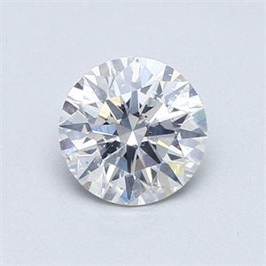 Picture of Natural Diamond 0.82 Carats, Round with Excellent Cut, E Color, I1 Clarity and Certified by GIA