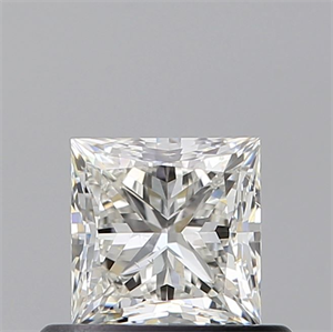 Picture of Natural Diamond 0.60 Carats, Princess with  Cut, I Color, SI1 Clarity and Certified by GIA
