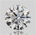 Diamante Natural 0.50 quilates, Redondo , Color D, claridad VS2 y certificado GIA