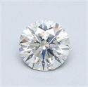 Natural Diamond 0.95 Carats, Round with Excellent Cut, I Color, SI2 Clarity and Certified by GIA