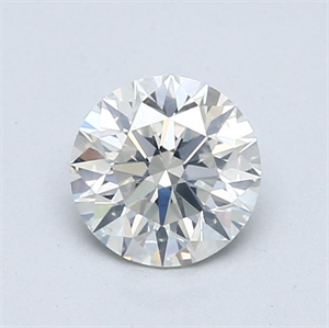 Picture of Natural Diamond 0.95 Carats, Round with Excellent Cut, I Color, SI2 Clarity and Certified by GIA