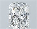 Natural Diamond 0.73 Carats, Radiant with  Cut, F Color, IF Clarity and Certified by GIA