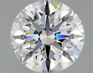 Picture of Natural Diamond 1.50 Carats, Round with Excellent Cut, E Color, IF Clarity and Certified by GIA