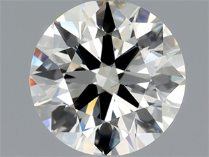 Picture of Natural Diamond 1.16 Carats, Round with Excellent Cut, J Color, VVS2 Clarity and Certified by GIA