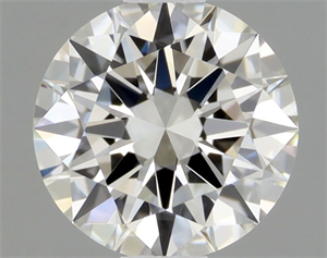 Picture of Natural Diamond 0.43 Carats, Round with Excellent Cut, I Color, VVS1 Clarity and Certified by GIA