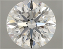 Natural Diamond 0.70 Carats, Round with Excellent Cut, D Color, VS1 Clarity and Certified by GIA