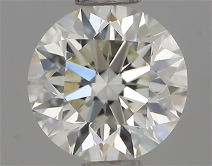 Picture of Natural Diamond 0.70 Carats, Round with Excellent Cut, I Color, VVS2 Clarity and Certified by IGI