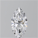 Natural Diamond 3.02 Carats, Marquise with  Cut, D Color, SI1 Clarity and Certified by GIA