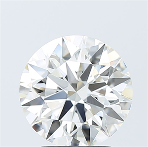 Picture of Lab Grown Diamond 3.02 Carats, Round with Ideal Cut, F Color, VS1 Clarity and Certified by IGI