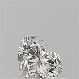 Picture of Natural Diamond 0.51 Carats, Heart with  Cut, J Color, SI1 Clarity and Certified by GIA