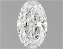 Diamante Natural 0.60 quilates, Ovalado , Color D, claridad VS1 y certificado GIA