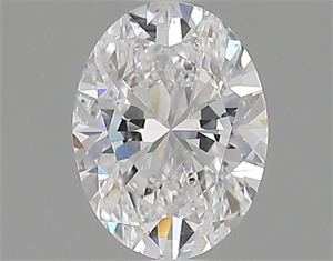 Picture of Natural Diamond 0.90 Carats, Oval with  Cut, D Color, SI1 Clarity and Certified by GIA