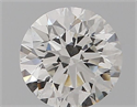 Natural Diamond 0.55 Carats, Round with Excellent Cut, F Color, SI1 Clarity and Certified by GIA