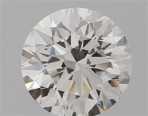 Picture of Natural Diamond 0.55 Carats, Round with Excellent Cut, F Color, SI1 Clarity and Certified by GIA
