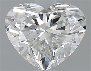 Picture of Natural Diamond 1.51 Carats, Heart with  Cut, F Color, VS2 Clarity and Certified by GIA
