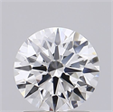 Lab Grown Diamond 1.24 Carats, Round with Ideal Cut, D Color, IF Clarity and Certified by IGI